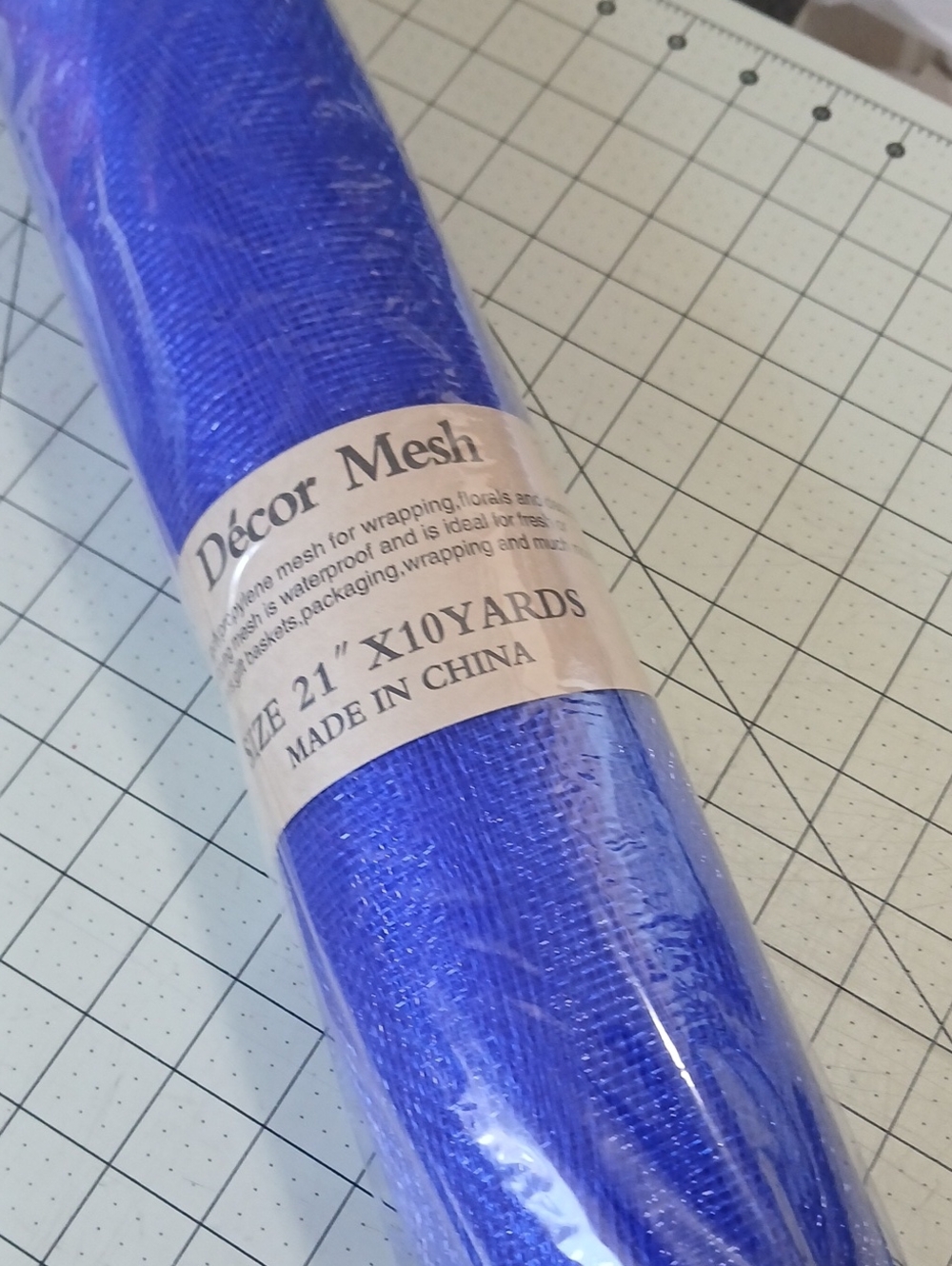 Deco Mesh - Royal Blue